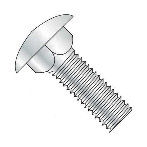 3/4-10 x 3 1/2 Carriage Bolt Fully Threaded Zinc